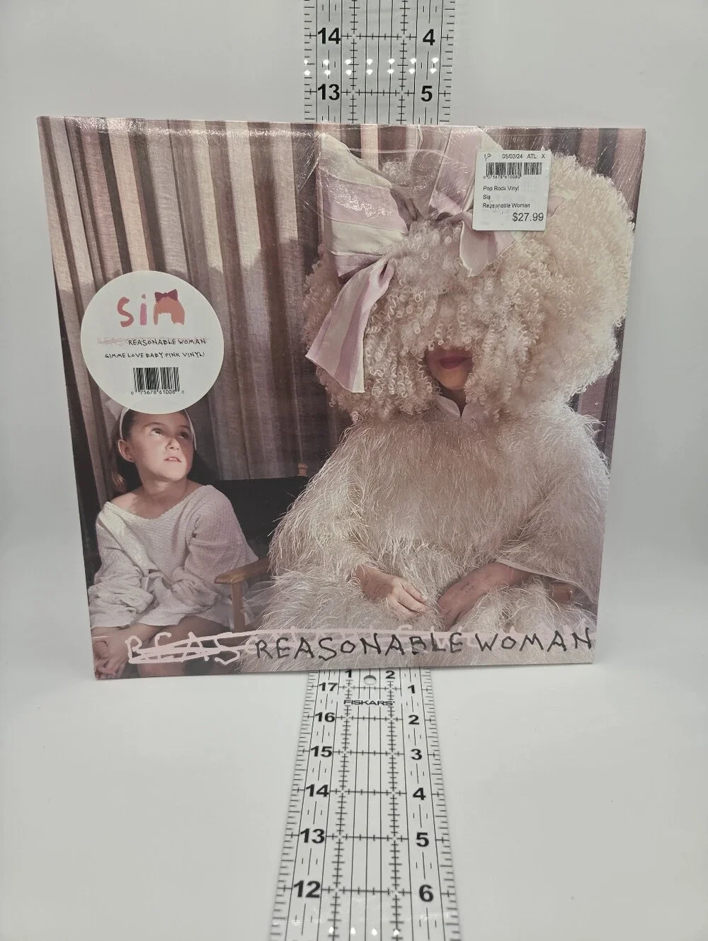 Sia Reasonable Woman Sealed Limited Pink Colored Vinyl LP Record 12